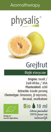 Ulei esențial de grapefruit (pompelmoes) BIO 10 ml
