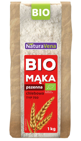 Făină de grâu pentru pâine tip 750 Bio 1 kg - Naturavena